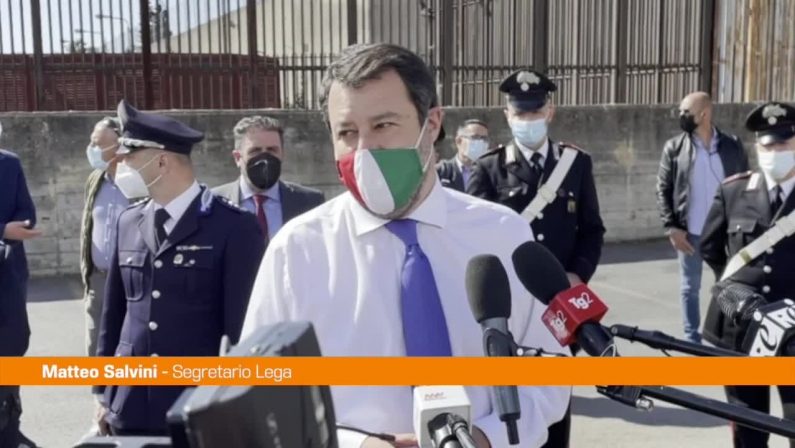 Migranti, Salvini: “Lamorgese non controlla chi entra e chi esce”