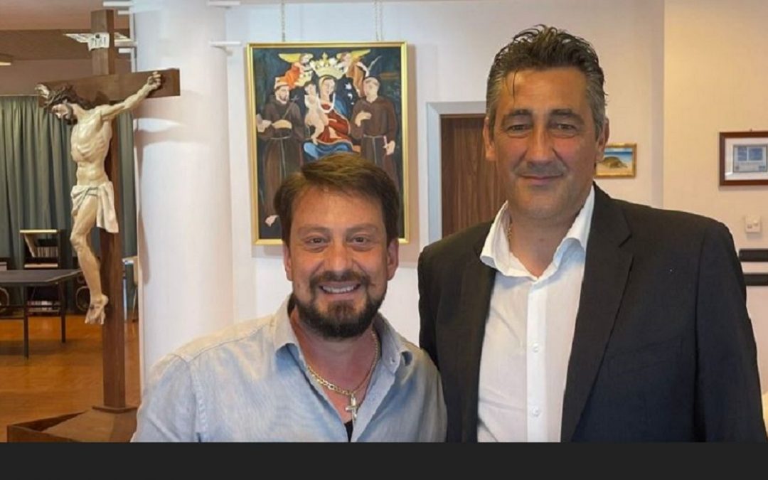 Il presidente Gallo e mister Aglietti