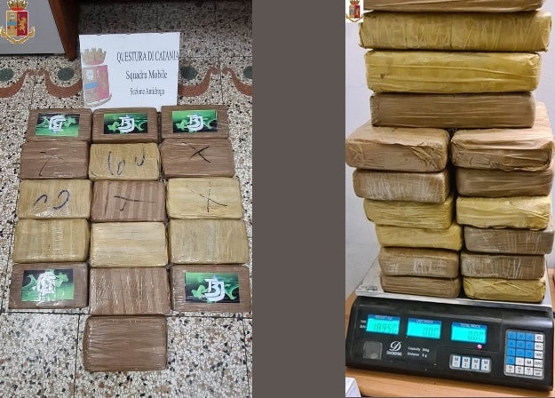 Calabrese sorpreso a Catania con 360mila euro di cocaina: arrestato dalla polizia