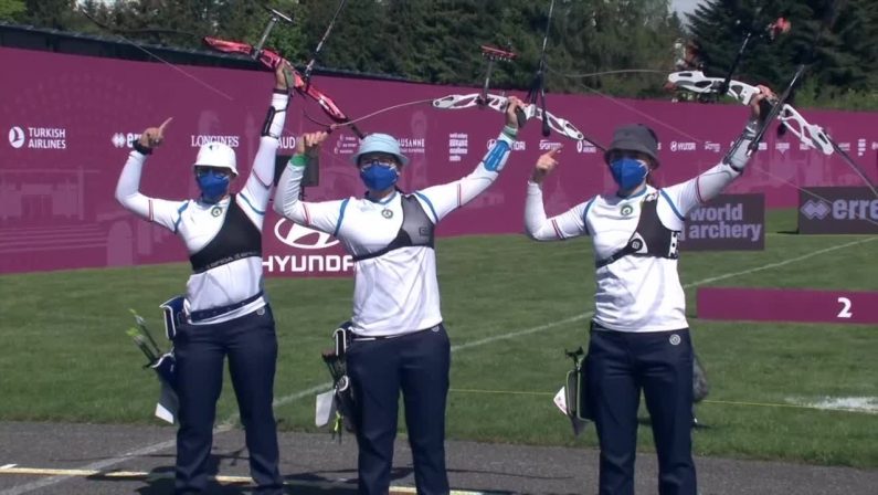 Tiro con l’arco: Italia d’oro con le donne in coppa del mondo