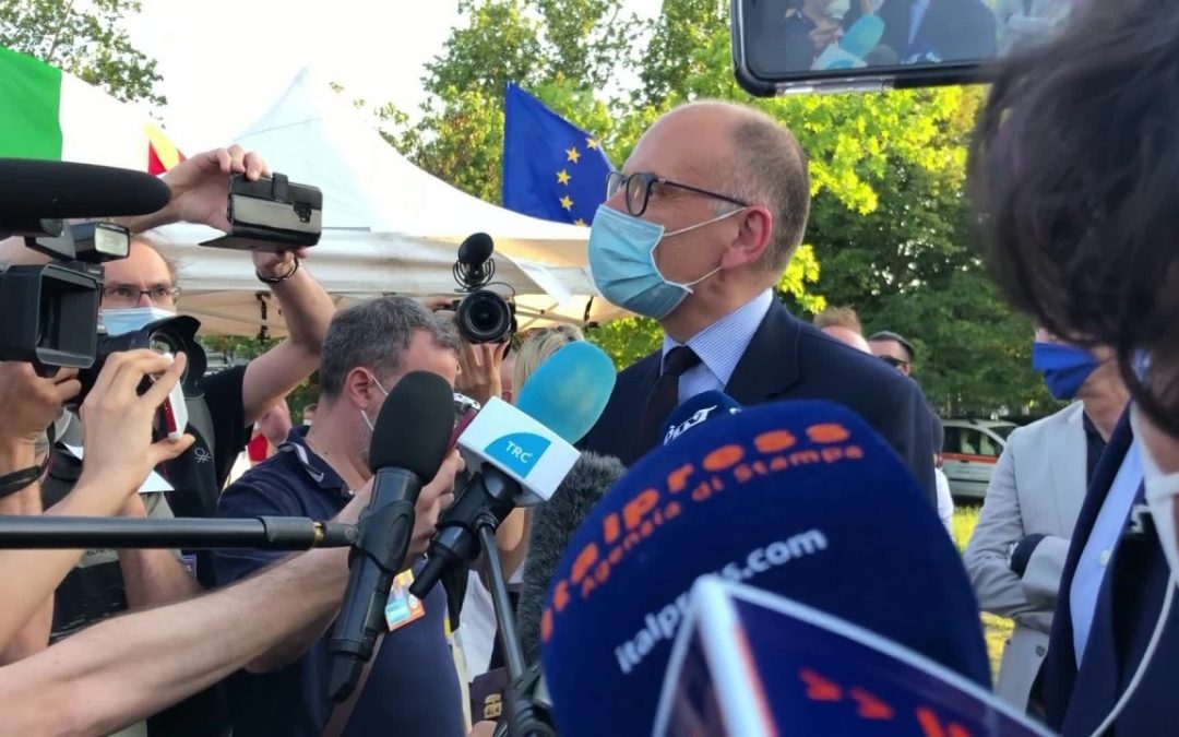 Comunali, Letta “Non abbiamo paura del confronto”