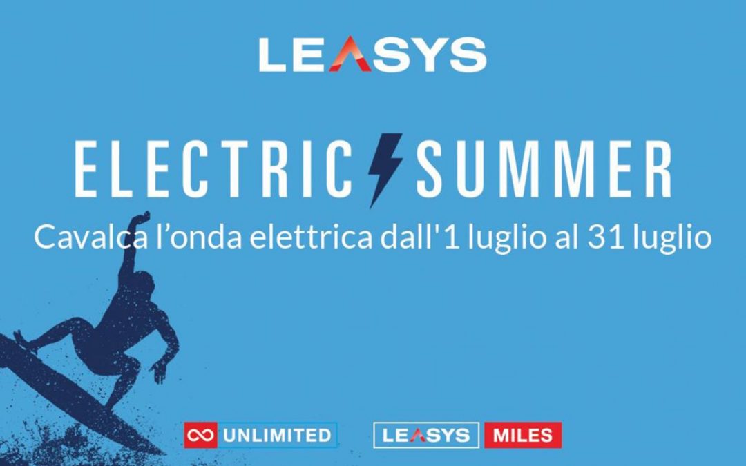 Leasys “Electric Summer”, un mese di offerte per la mobilità elettrica