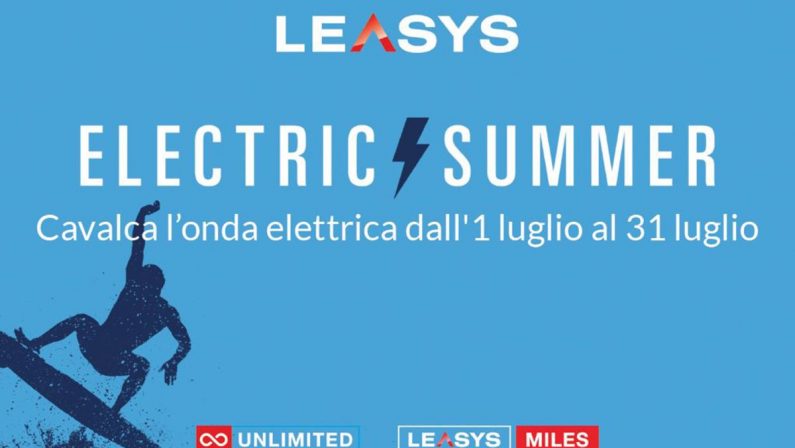 Leasys “Electric Summer”, un mese di offerte per la mobilità elettrica