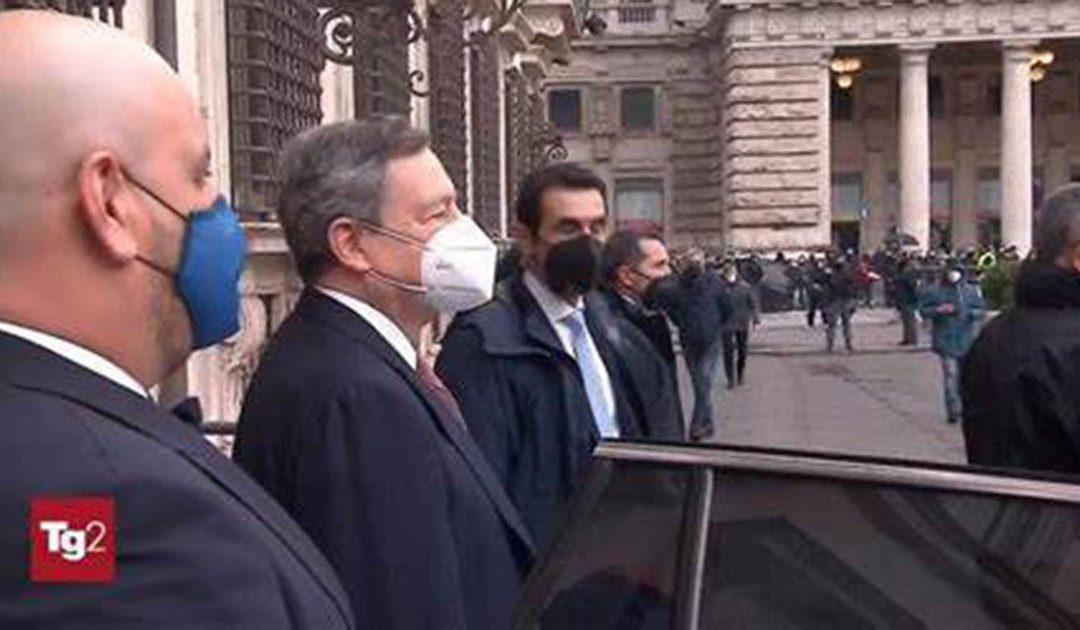 Draghi al Tg2