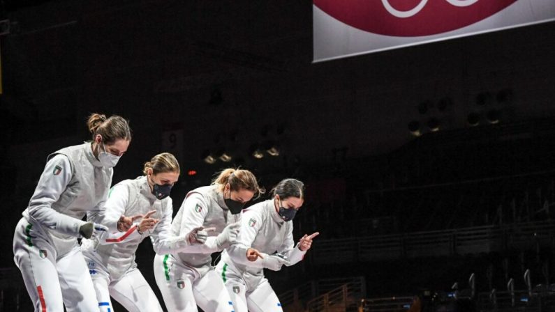 Bronzo Italia nel fioretto femminile a squadre