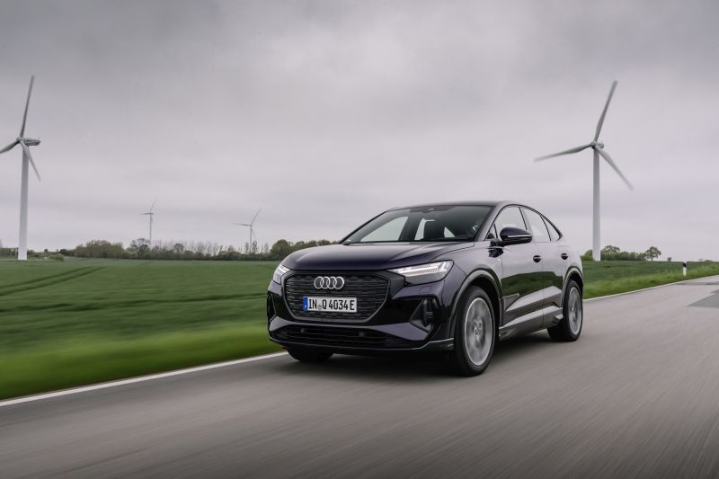 Autonomia record per Audi Q4 Sportback 40 e-tron