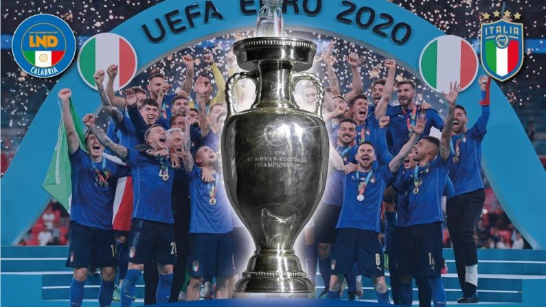 La Coppa di Euro 2020 vinta dagli Azzurri sarà esposta lunedì a Catanzaro