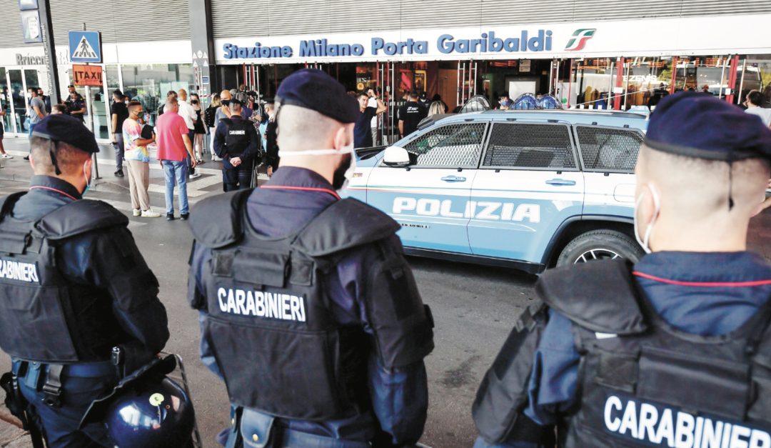 La Polizia a Milano