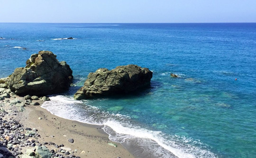 La spiaggia di Coreca ad Amantea