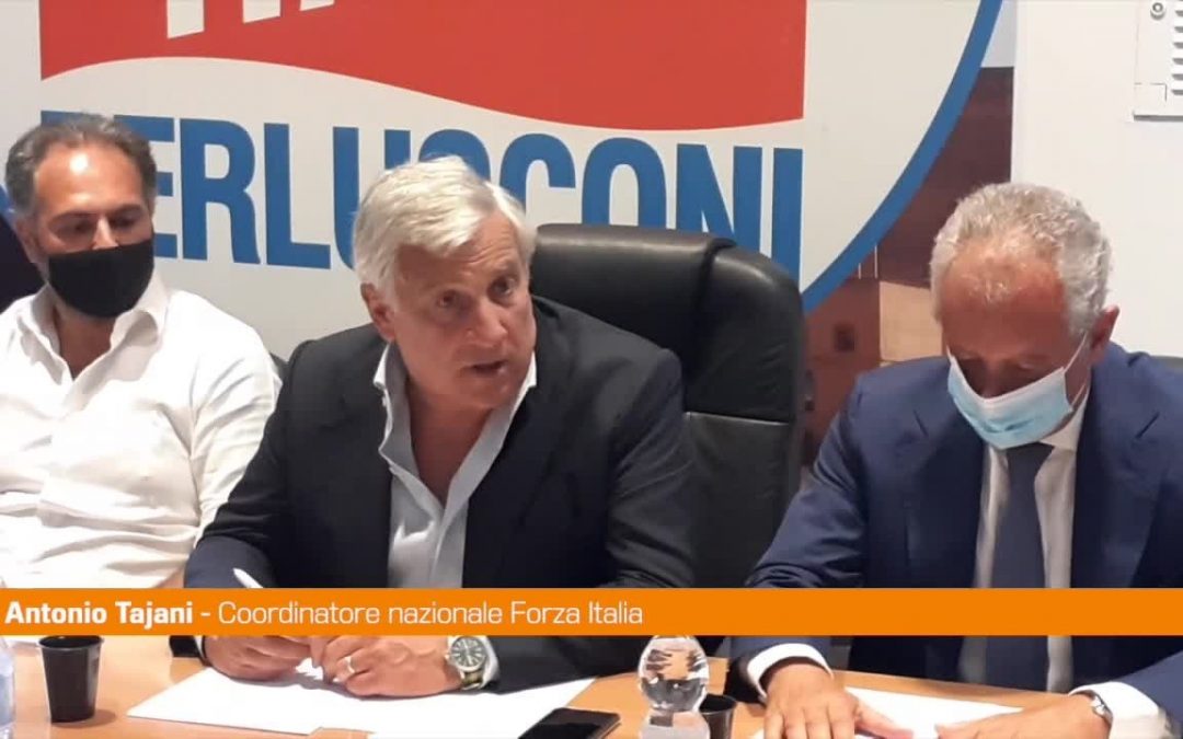 Amministrative, Tajani: “A Napoli vogliamo vincere, FI determinante”