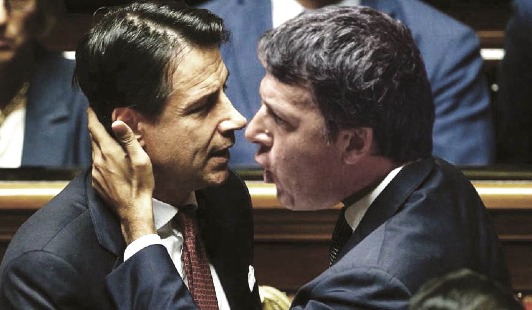 Giuseppe Conte e Matteo Renzi