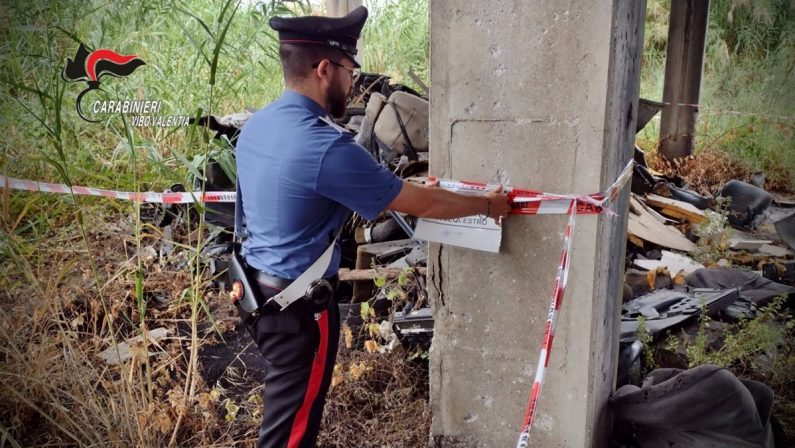 Bomba ecologica nell’area industriale di Vibo, sequestrato sito di 8400 metri quadrati