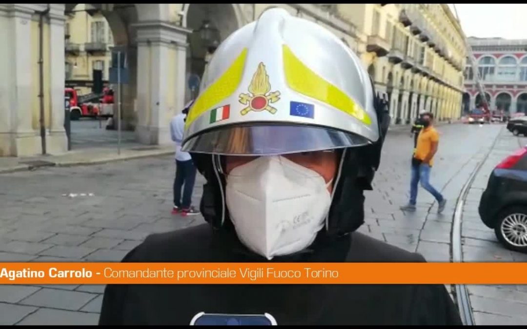 Incendio in centro a Torino, Vigili Fuoco “L’edificio è in sicurezza”