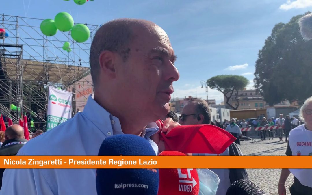 Manifestazione antifascista, Zingaretti: “Una festa per l’Italia”