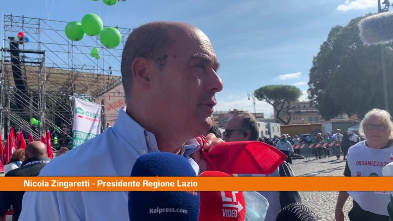 Manifestazione antifascista, Zingaretti: “Una festa per l’Italia”