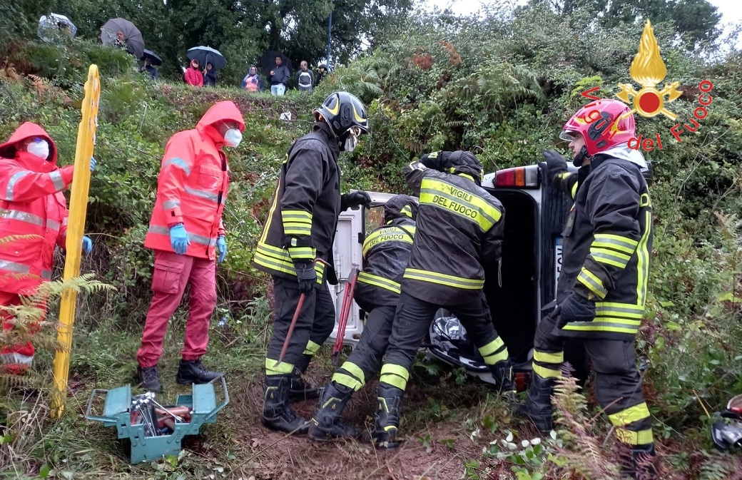 I soccorsi per l'incidente