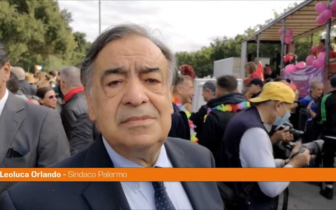 Leoluca Orlando al Palermo Pride “Bocciatura ddl Zan atto eversivo”