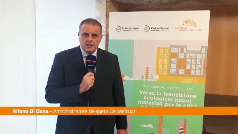 Calcestruzzi e Italcementi, Di Bona: “Materiali per salvare ambiente”