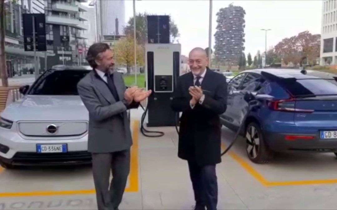 Crisci “A Porta Nuova prima stazione Volvo Fast Charge a Milano”