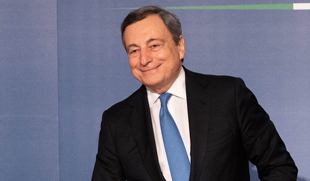 Il premier Mario Draghi