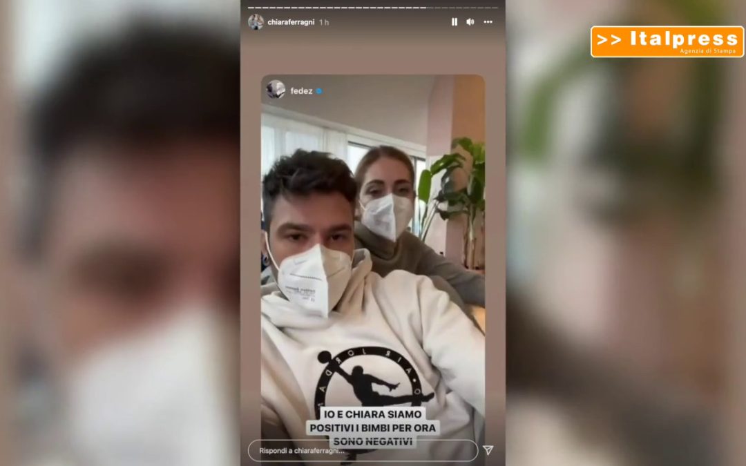 Covid, Fedez e Ferragni positivi