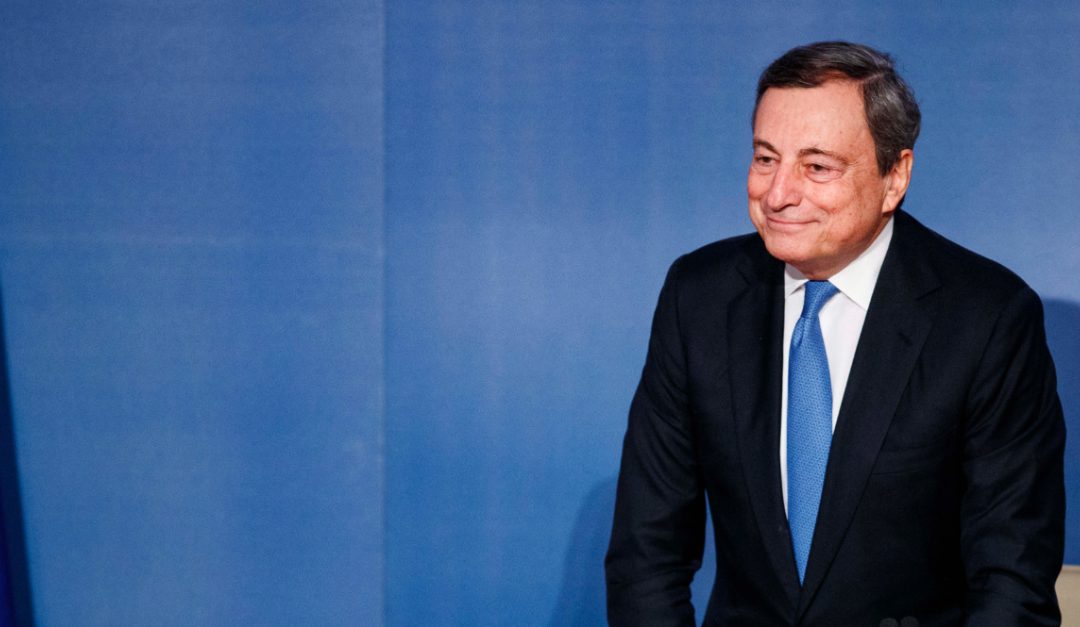 Il presidente del Consiglio Mario Draghi