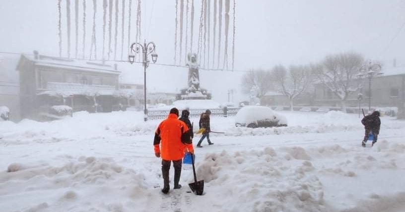 Neve a Monteleone di Puglia (Foto: MeteOne Puglia e Basilicata)