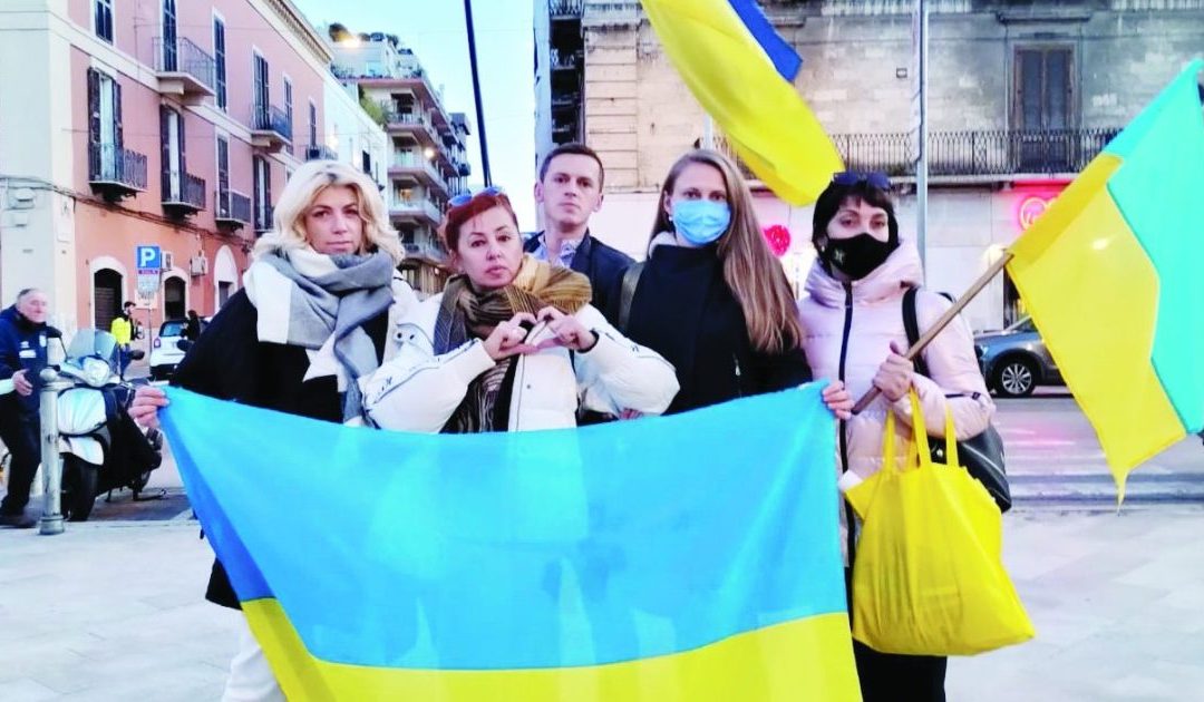 Sit-in a Bari dell’associazione Italo Ucraina di Puglia e Basilicata