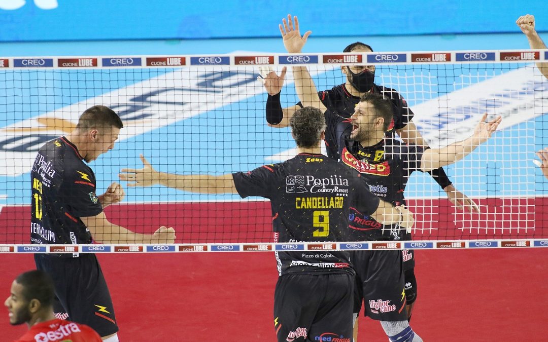 Superlega: Civitanova troppo forte. Nulla da fare per la Tonno Callipo