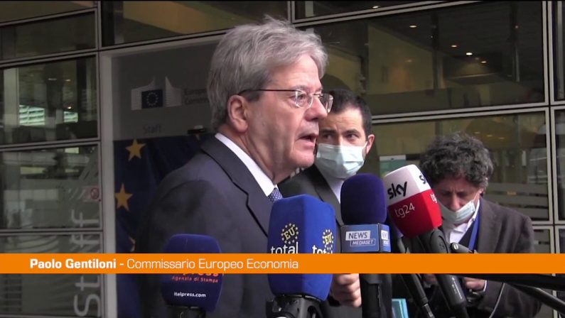 Gentiloni “L’Italia sta tornando ai livelli di crescita pre-Covid”