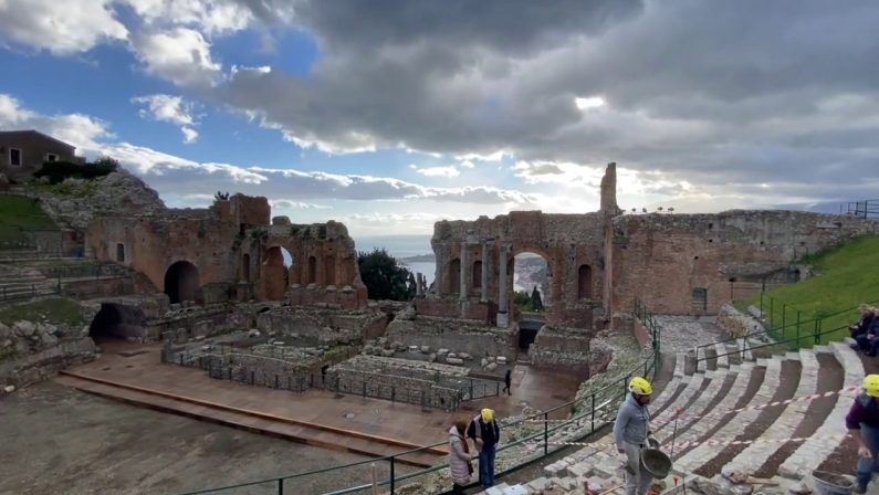 Taormina, al via il restauro delle gradinate del Teatro Antico