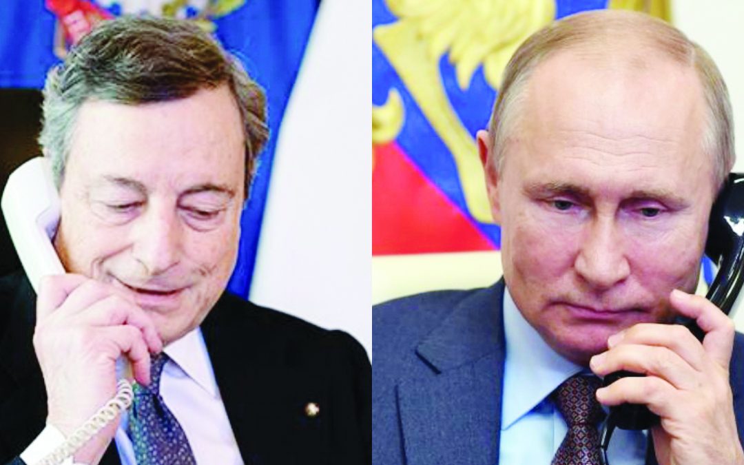 Draghi e Putin al telefono