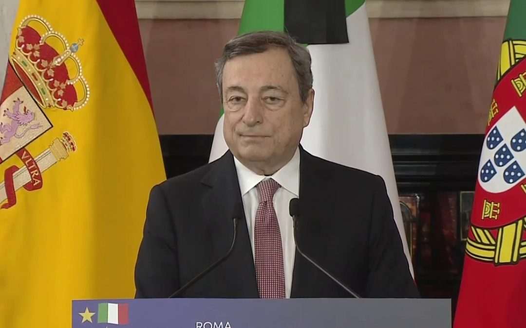 Draghi “La sfida più urgente è quella dell’energia”