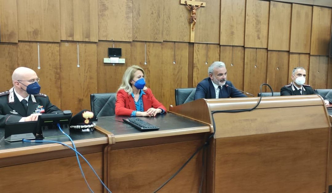 La conferenza stampa di ieri mattina a Potenza