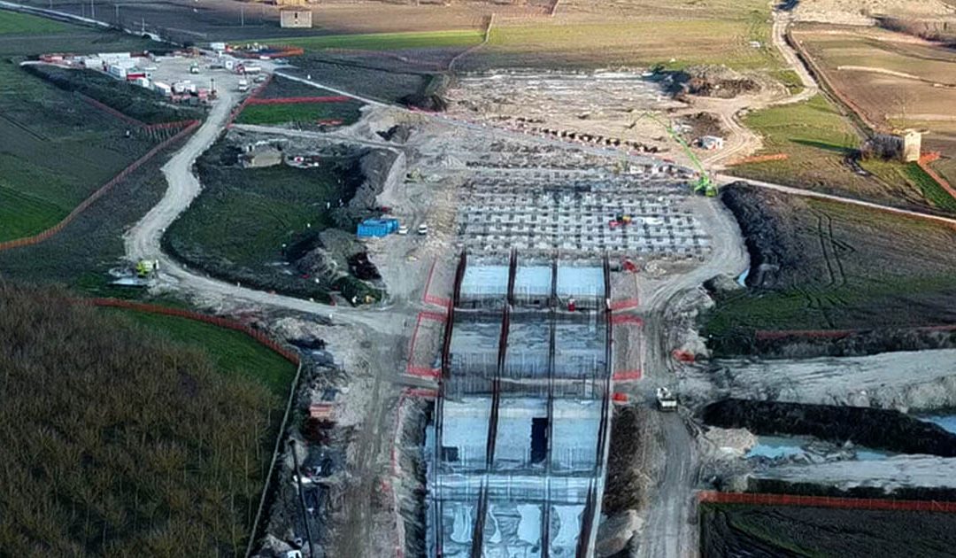 Un cantiere dell'alta capacità