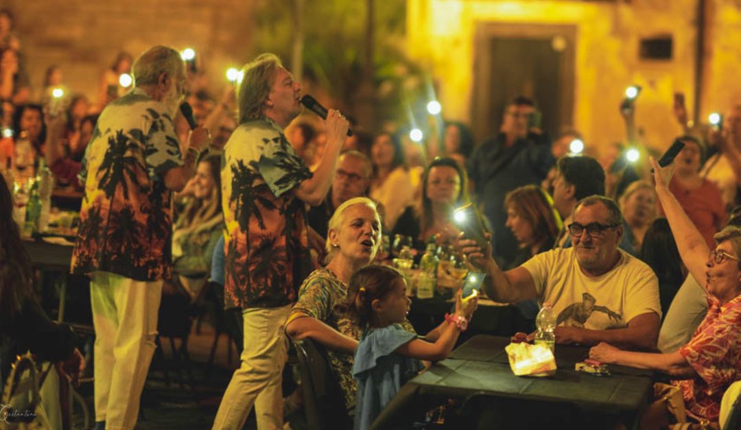 Un momento della festa nel quartiere di San Gaetano