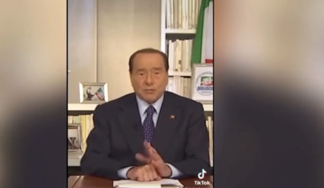 Il video di esordio di Berlusconi su TikTok