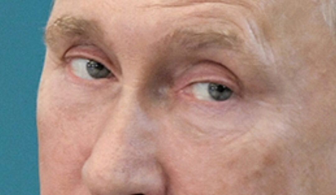 Lo sguardo di Vladimir Putin