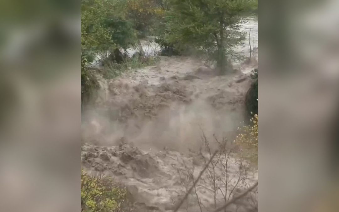 La piena del fiume Trionto