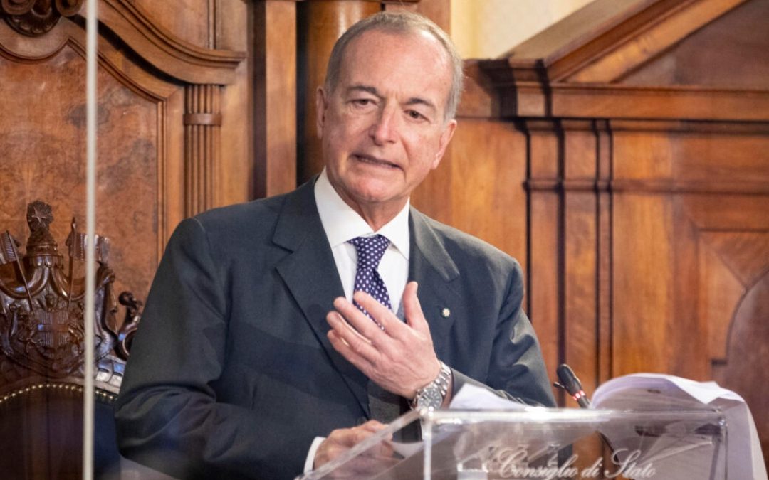 Il presidente del Consiglio di Stato Franco Frattini è morto il 24 dicembre