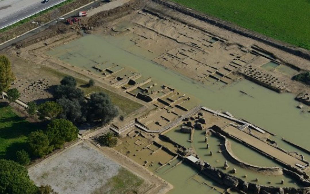 Il Parco archeologico di Sibari allagato