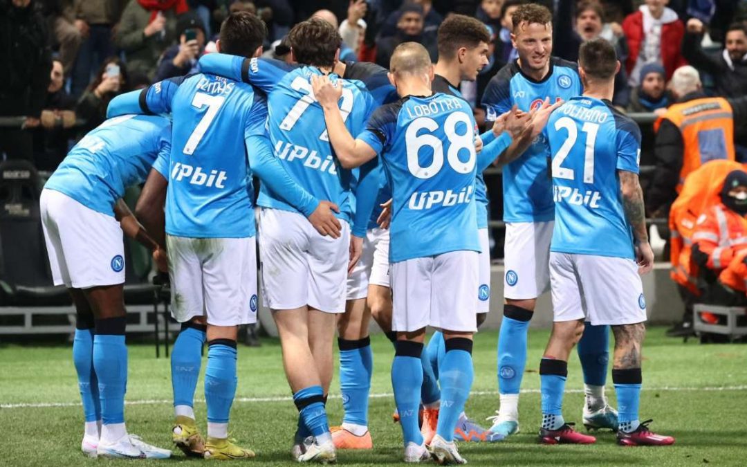 Serie A, il Napoli non si ferma più, 2-0 in casa del Sassuolo