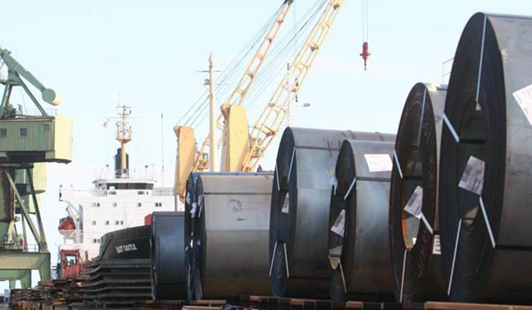 L'area del porto di Taranto interessato dall'incidente (FOTO ANSA)