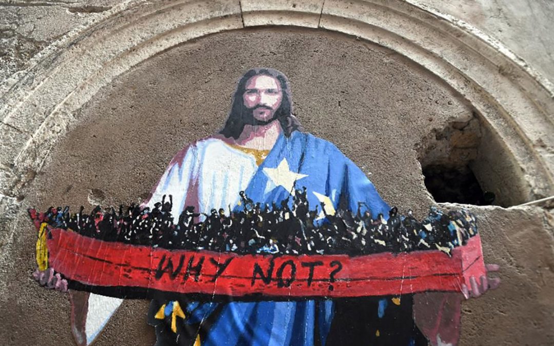 “Why not?”, murales di Harry Greb a Roma, dipinto dopo la strage di Cutro