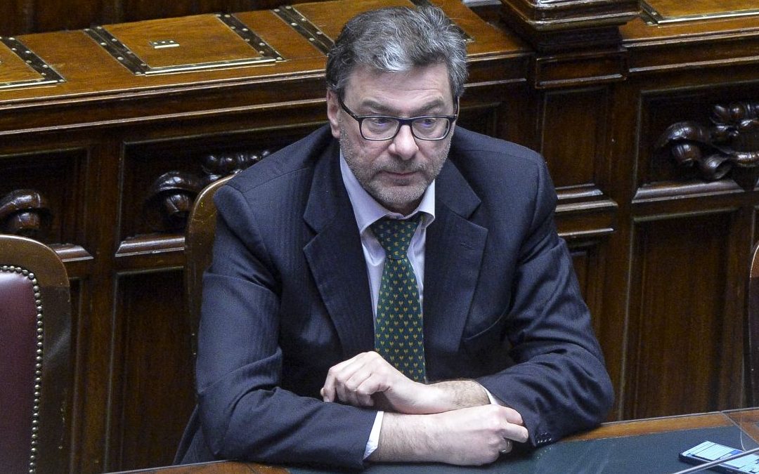 Il Ministro dell’Economia, Giancarlo Giorgetti