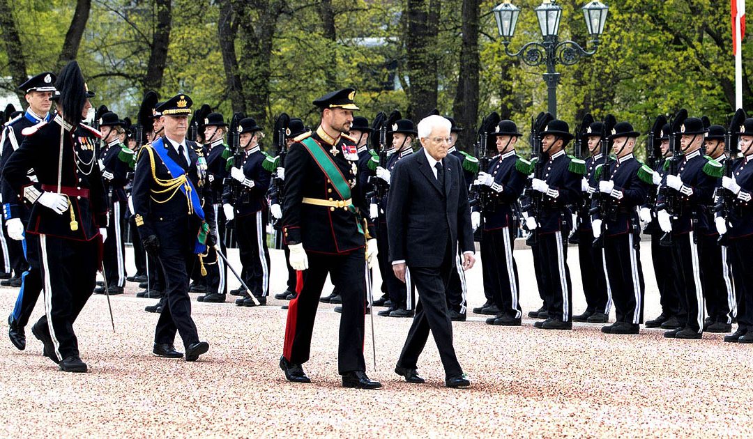 Il presidente della Repubblica Sergio Mattarella in visita in Norvegia