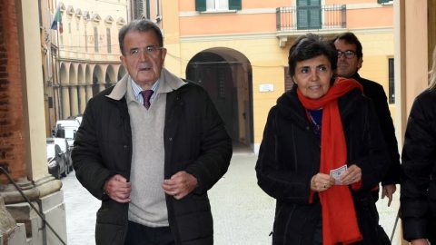 Romano Prodi e Flavia Franzoni