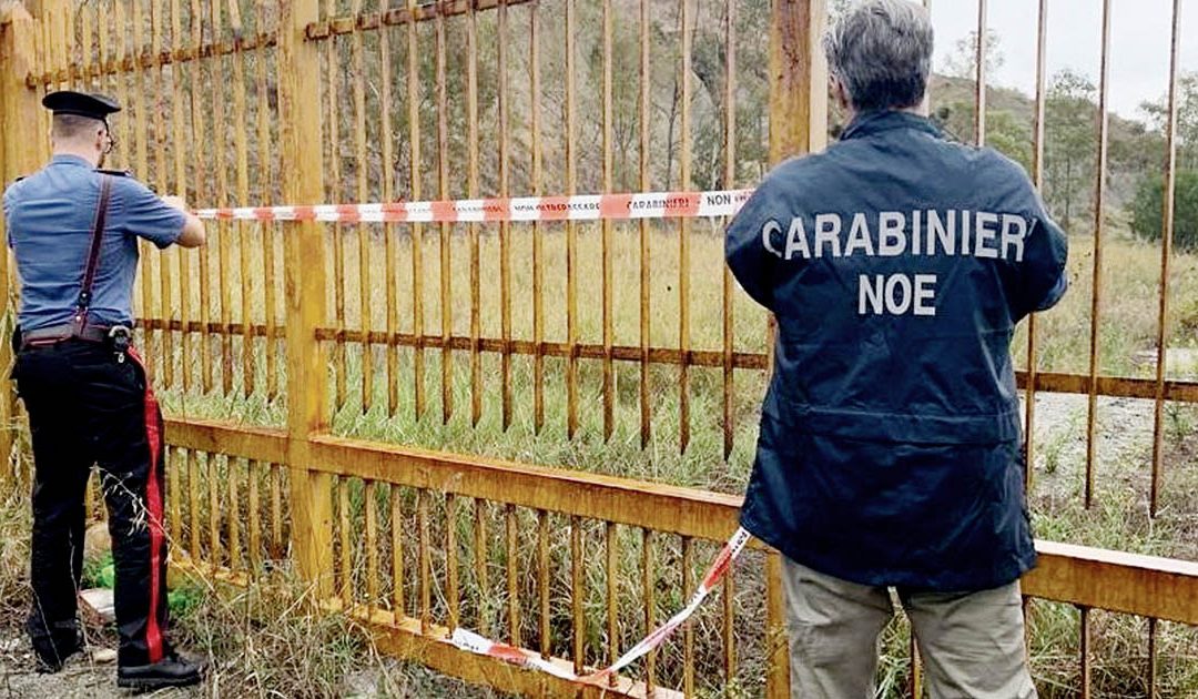 Uno degli impianti sequestrati nell'ambito dell'operazione Fangopoli