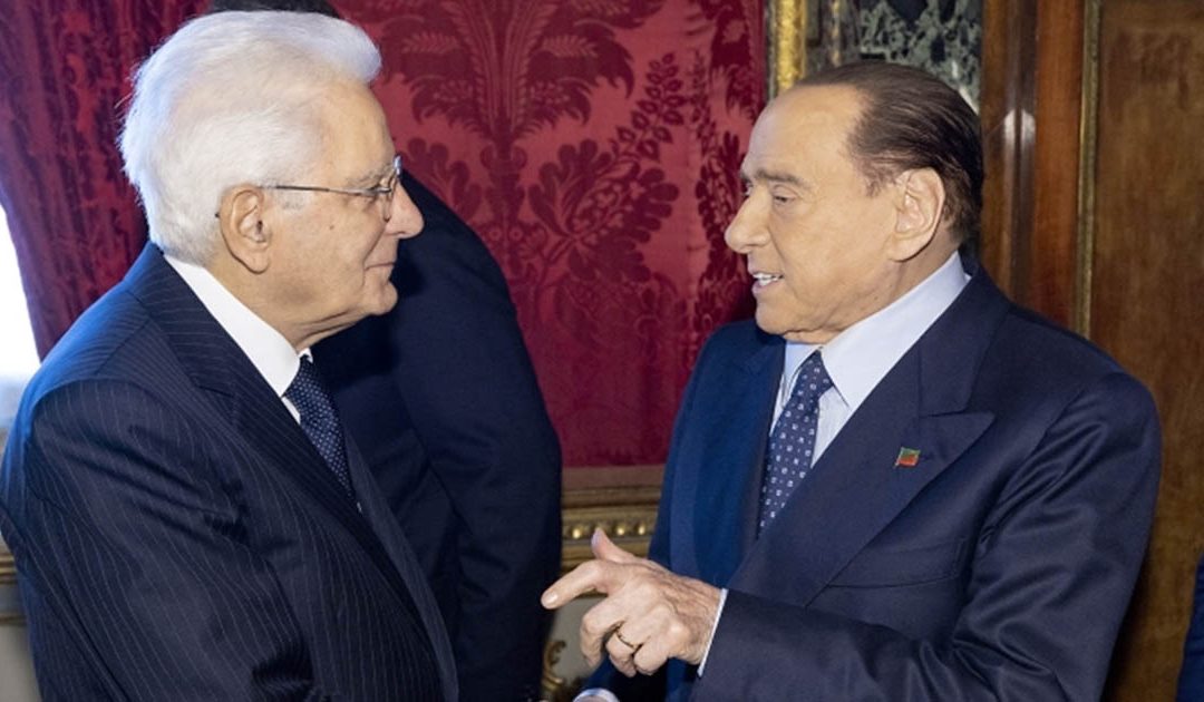 Sergio Mattarella e Silvio Berlusconi