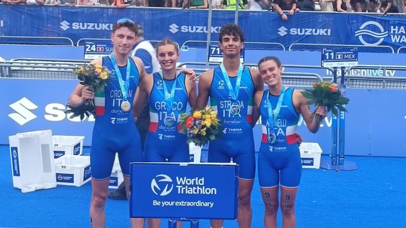 Triathlon, argento Italia nella Mixed Relay ai Mondiali U23-Junior